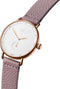 MVMT Bloom D-FR01-RGPU - Horloge - Paars - Leer - 36mm