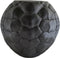 Light & Living - Vaas TURTLE - 40.5x11x40cm - Zwart