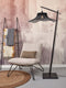 GOOD&MOJO Vloerlamp Ibiza - Bamboe Wit/Naturel - 83x65x176cm - - Staande lampen voor Woonkamer - Slaapkamer