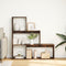 vidaXL - Kamerscherm - / - boekenkast - 123x29x123 - cm - hout - gerookt - eiken