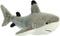 Pluche dieren knuffels rifhaai van 38 cm - Knuffeldieren haaien speelgoed