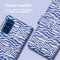 iMoshion Hoesje Geschikt voor Samsung Galaxy S20 FE Hoesje Met Pasjeshouder - iMoshion Design Bookcase smartphone - Meerkleurig / White Blue Stripes