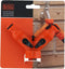 BLACK+DECKER Dubbel Kraanstuk - Tuinslang Koppeling - 2 Uitgangen - Geïntegreerde Waterstop - Oranje/Zwart