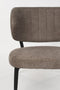 Housecraft Living Sanne Loungestoelen/ Fauteuil Bruin - Set van 2