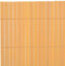 vidaXL - Tuinafscheiding - dubbelzijdig - 90x500 - cm - PVC - geel