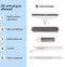 Techweise Raamwisser - 4-in-1 met Telescoopsteel en Spray-functie - 130cm - Wit