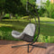 SoBuy OGS52-HG - Hangstoel - Max. 150 kg - 103 x 125 x 197 cm - Lichtgrijs