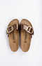 Birkenstock Madrid Big Buckle - Slippers - Verstelbare band - Bruin - Maat 41