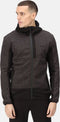 Regatta Bresdon Softshelljas Heren Zwart/grijs Maat L