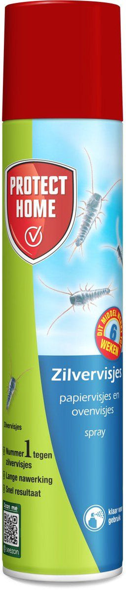 Protect Home Zilvervisjes Spray - 400 ml - Zilvervisjes - Papiervisjes - Ovenvisjes - Zilvervisjesspray Bestrijdingsmiddel - Werkzaam tot 6 Weken