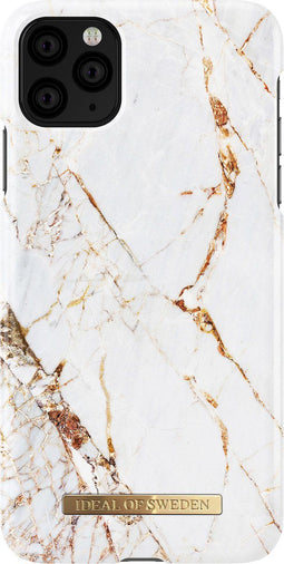 iDeal of Sweden iPhone 11 Pro Max - Back Cover - Carrara Gold - Marmer