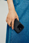 DECODED Siliconen Stacks Hoesje Geschikt voor iPhone 16 Pro Max - Premium Soft-Touch Materiaal - Antibacteriële Coating - Geschikt voor MagSafe - Phantom Zwart