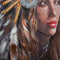 Schilderij Alexandra House Living Life Canvas Sparrenhout 120 x 2 x 80 cm