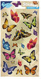 Stickervel Glitter - Vlinders