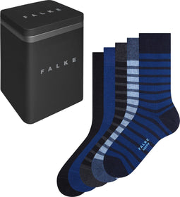 FALKE - Happy Box 5-Pack sokken heren - katoen - veelkleurig (5 paar)