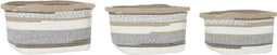Basket spelset DKD Home Decor Katoen Jute (36 x 30 x 24 cm)