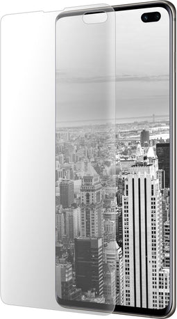 Mobiparts Curved Glass - Screen Protector - 9H Krasbestendig - Geschikt voor Samsung Galaxy S10 Plus