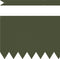 vidaXL - Grondafscheidingen - 20 - stuks - Olijfgroen - 100x0.5x30 - cm - Kunststof