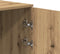 vidaXL - Opbergkast - 50x45x103,5 - cm - bewerkt - hout - artisanaal - eikenkleur