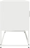 vidaXL - Tv-meubel - 100,5x39x60,5 - cm - koudgewalst - staal - wit