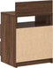 vidaXL - Nachtkastjes - 2 - st - met - 2 - lades - 40x33x60 - cm - bruin - eikenkleur