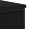 vidaXL - Wastafelmeubel - Zwart - Eiken - 60x30x60 - cm - Bewerkt - Hout