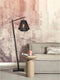 GOOD&MOJO Vloerlamp Merapi - Bamboe Zwart - 57x30x150cm - Modern - Staande lampen voor Woonkamer - Slaapkamer