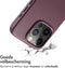 Accezz iPhone 15 Pro - MagSafe Leather Backcover - Echt leer - Paars