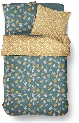 Dekbedovertrek set TODAY Geel 240 x 220 cm 3 Onderdelen