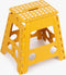 5Five Opvouwbaar trapje / opstapje - Kunststof - H39 CM - Geel