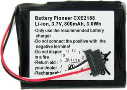 Batterij geschikt voor Pioneer CXE2188, AVIC-F320BT, batterij 338937010176