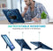 ZtotopCases iPad Air 12,9 inch - Schokbestendige full body beschermhoes - 360° draaibare polsband - Blauw