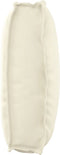 vidaXL - Ligbedkussen - voor - Zit/Leuning - Crème - 120x50x12 - cm - Oxford - Stof