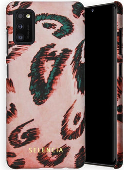 Selencia Hoesje Geschikt voor Samsung Galaxy A41 Hoesje - Selencia Maya Fashion Backcover - roze