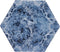 Castagnola Onderzetters - Keramisch - Set van 6 - Blauw (6 stuks)