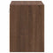 vidaXL - Garagewandkast - bewerkt - hout - bruin - eiken