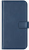Selencia Hoesje Geschikt voor Samsung Galaxy S9 Plus Hoesje Met Pasjeshouder - Selencia Echt Lederen Bookcase - Blauw