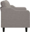 vidaXL - Tweezitsbank - 140 - cm - stof - taupe