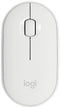 Logitech Pebble M350 - Draadloze muis - Stil klikken en scollen - Wit
