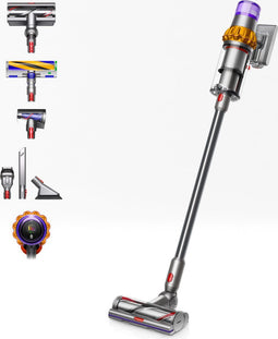 Dyson V15 Detect Absolute - Stofzuiger - 240 Airwatts - Zakloos - Nikkel/Geel