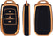 Autosleutel hoesje - TPU Sleutelhoesje - Sleutelcover - Autosleutelhoes - Geschikt voor Toyota - goud - A3 - Toyota C-HR, Toyota Corolla, Toyota Rav, Toyota Rav4, Toyota Yaris, Toyota Aygo, Toyota Camry, Toyota Land Cruiser, Toyota Proace, Toyota Pr