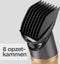 BaByliss Graphite Precision E987E - Tondeuse - 26 Kniplengtes (0.6mm - 28mm) - 8 opzetstukken - Donkergrijs