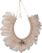 J-Line Ketting 1 Veren/Schelpen Boho Zalm