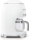 Smeg DCF01WHEU - Filter-koffiemachine - 10 kopjes - Wit