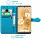 iMoshion Hoesje Geschikt voor Google Pixel 6 Pro Hoesje Met Pasjeshouder - iMoshion Mandala Bookcase - Turquoise
