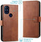 iMoshion Hoesje Geschikt voor OnePlus Nord N10 5G Hoesje Met Pasjeshouder - iMoshion Luxe Bookcase - Bruin