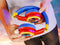 Lazerbuilt HMSM-BTLI-SUPEREYES - draadloze koptelefoon - led verlichting - Superman
