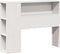 vidaXL - Hoofdbord - met - opbergruimte - 75 - cm - massief - grenenhout - wit