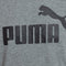 PUMA ESS Logo Tee - Regular fit - Rib crew neck - Medium Gray Heather - Maat S