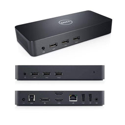 Dell D3100 - Docking Station - USB 3.0 met 4K video ondersteuning - Zwart